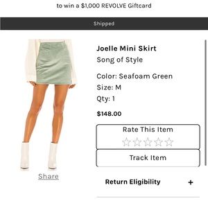 Song of style Joelle mini skirt